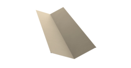 Планка ендовы верхней 145х145 0,45 PE с пленкой RAL 1015 светлая слоновая кость (2м)