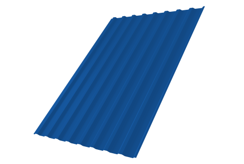 Профнастил С20В 0,4 PE RAL 5005 сигнальный синий