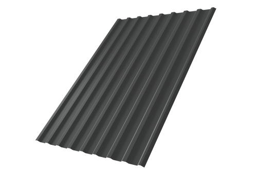 Профнастил С20R 0,5 PurPro Matt 275 RAL 7016 антрацитово-серый