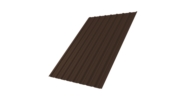 Профнастил С10A 0,5 Drap TX RAL 8017 шоколад