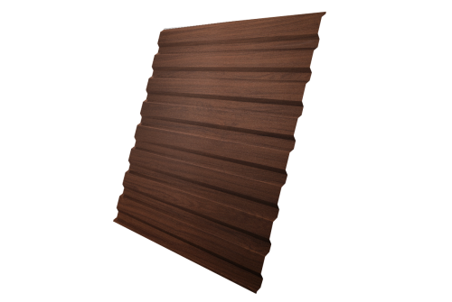 Профнастил С20A 0,45 Print Elite Choco Wood TwinColor