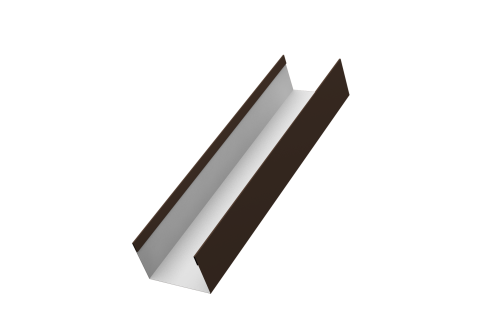 Стойка жалюзи Milan,Tokyo 0,5 Satin RAL 8017 шоколад (1,8м)
