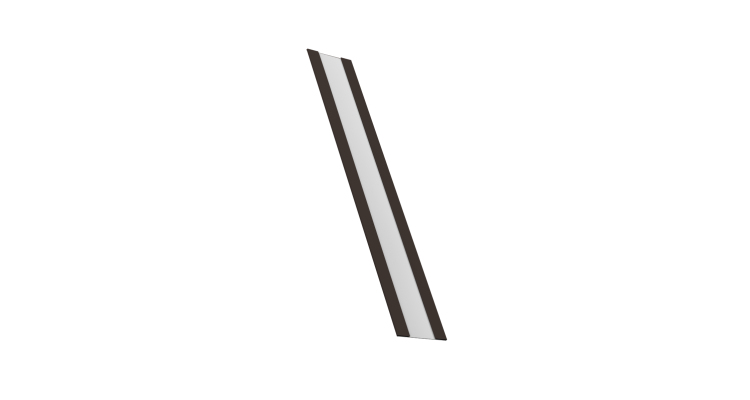 Крепежная планка жалюзи Milan, Milan Slim, Tokyo 0,5 Drap RR 32 темно-коричневый (1,8м)